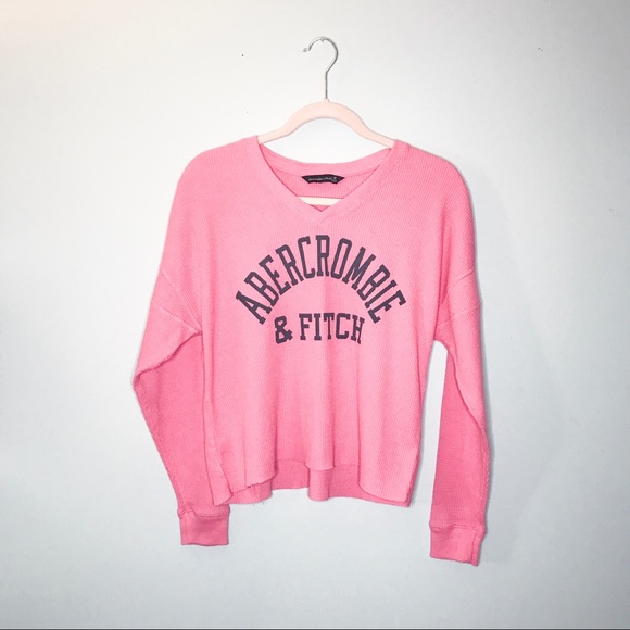 Abercrombie Waffle Knit Cropped Long Sleeve - Picture 2 of 5